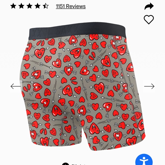 NWT SAXX Vibe Boxer Brief - Small - Picture 4 of 6